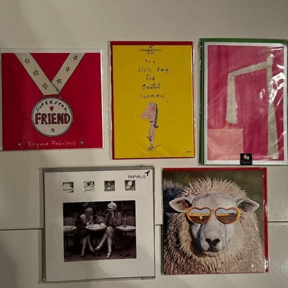 Greeting Cards‎ / Friendship / Blank  (Bundle of 5 cards!) (new)